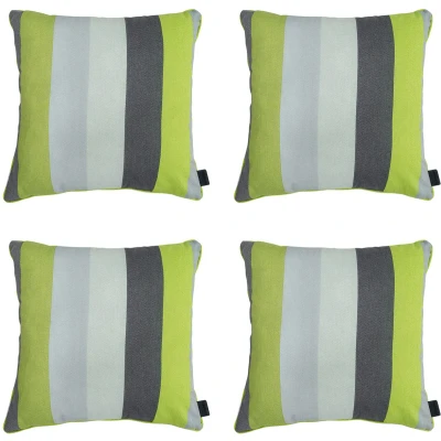 Afbeelding van Madison Sierkussen met paspel 50x50 Victoria green 4 stuks