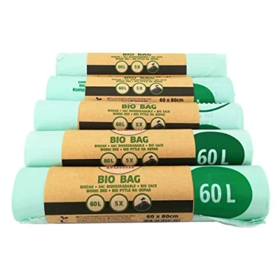 Afbeelding van Bio Bag biozak 60 liter x 80 cm 50 stuks 10 Rollen van 5
