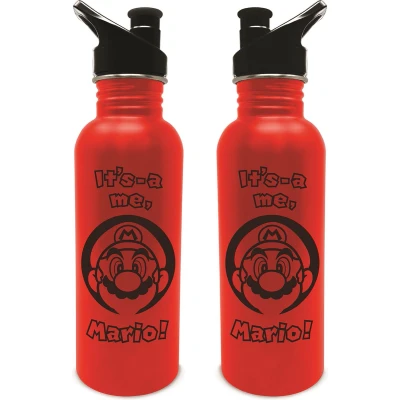 Afbeelding van Nintendo Super Mario Bros. &quot;It&#039;s Me Mario&quot; Rode Kantine Drinkfles