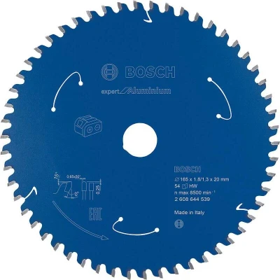Afbeelding van Bosch Accessories Power Tools 2608644539 Cirkelzaagblad 165 x 20 mm Aantal tanden: 54 1 stuk(s)