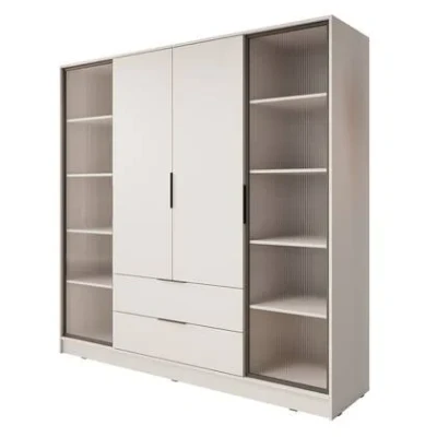 Afbeelding van Meubella Kledingkast Kaden Beige 206 cm
