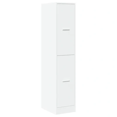 Image de vidaXL Armoire d&#039;apothicaire blanc 30x41x144,5 cm bois d&#039;ingénierie855169