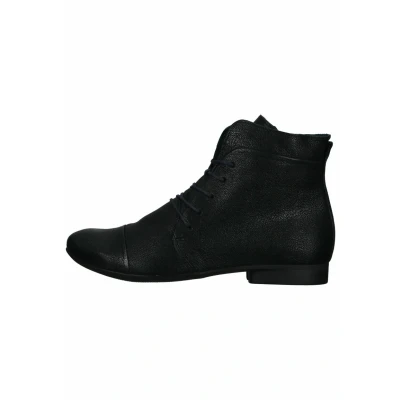Afbeelding van Think! Veterboots, Dames, Maat: 39, Navy Leer