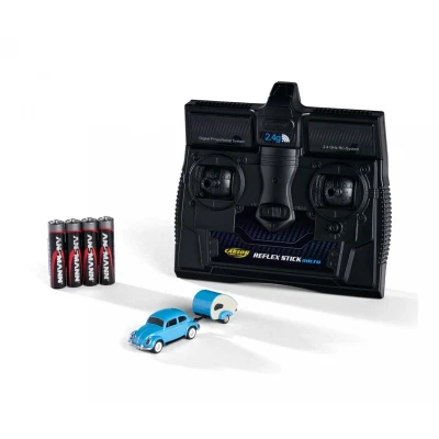 Afbeelding van Carson 1:87 VW Kever met aanhanger 2.4G 100% RTR (RTR Gereed voor gebruik)