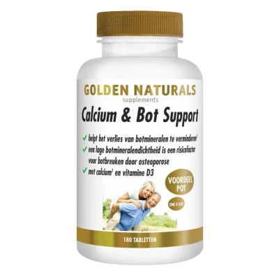Afbeelding van Calcium &amp; Bot Support 180 Vegetarische Tabletten