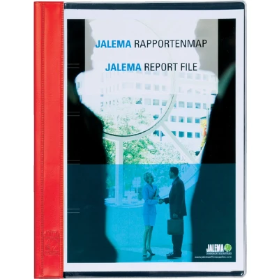 Afbeelding van Rapportenmap Jalema A4 met snelhechter rood