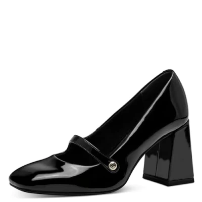 Afbeelding van Tamaris Hoge hakken, Dames, Maat: 36, Black Hoogwaardig imitatieleer