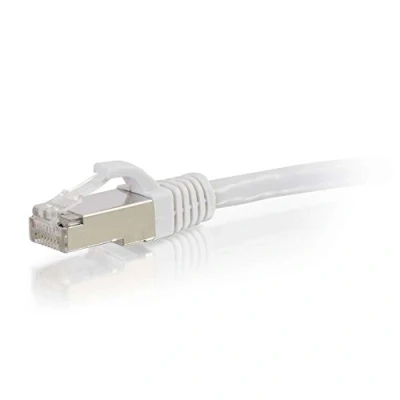 Afbeelding van C2G 83885 Cat5e Ethernet Netwerkkabel (STP) gestart en afgeschermd, 7 m, wit