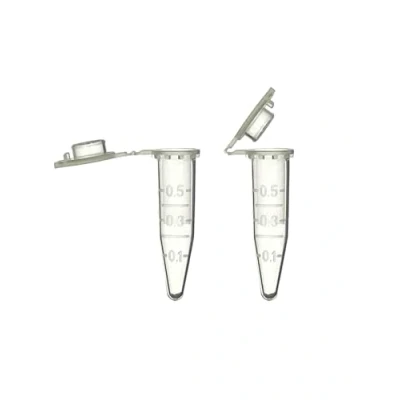 Afbeelding van MUHWA 1000 microbuisjes van polypropyleen met klikdop, transparant, 0,5 ml, inhoud stuks