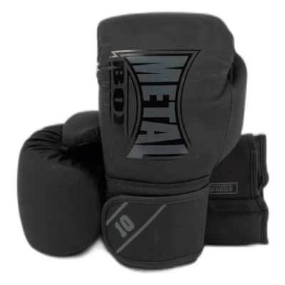 Afbeelding van METAL BOXE Bokshandschoenen, starter, zwart/grijs, 08 oz