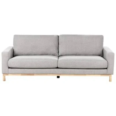 Afbeelding van SIGGARD Driezitsbank Grijs Polyester