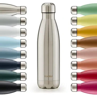 Afbeelding van Blumtal Thermosfles Met dubbele wand Thermosbeker Koffie, Thee en Koele dranken Travel Mug 750ml Stainless Steel Zilver