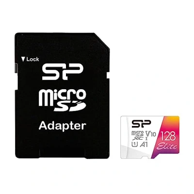 Afbeelding van SD Silicon Power Elite 128 GB MicroSDXC UHS I Klasse 10