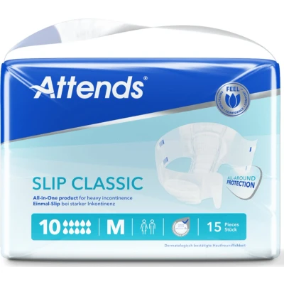 Afbeelding van Attends Slip Classic 10 Medium 1 pak van 15 stuks
