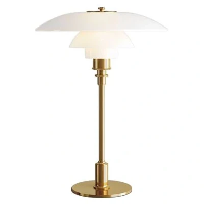 Afbeelding van Louis Poulsen PH 3,5 2,5 tafellamp glas, messing gemetaliseerd