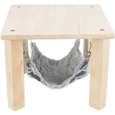 Afbeelding van Trixie Schuilplaats Met Hangmat Sunny Assorti / Grijs 28X28X24 CM (410647)