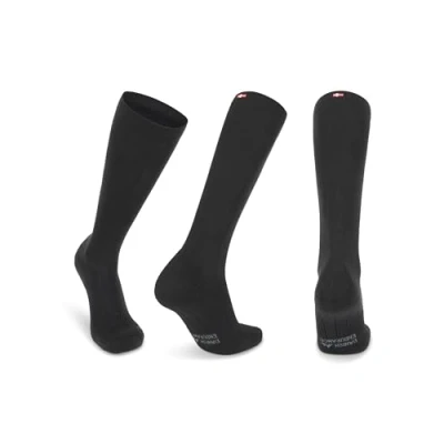 Afbeelding van DANISH ENDURANCE Compressiekousen Dames &amp; Heren Steunkousen 21 26 mmHg Hardlopen Sporten Zwart Maat 43 47 (L)