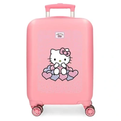 Afbeelding van Hello Kitty Handbagage koffer 55 cm Pink