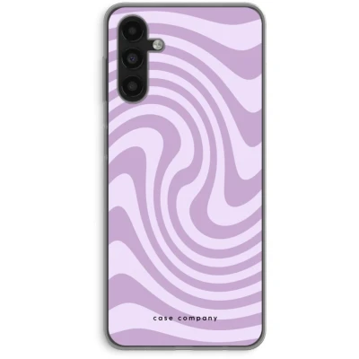 Afbeelding van Case Company® hoesje geschikt voor Samsung Galaxy A13 5G Swirl Paars Soft Cover Telefoonhoesje Bescherming aan alle Kanten en Schermrand