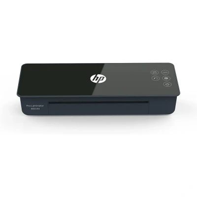 Afbeelding van HP Pro Laminator 600 A4 Lamineermachine DIN formaat Touch panel Koud/ Warm 15 delige Starterset Zwart