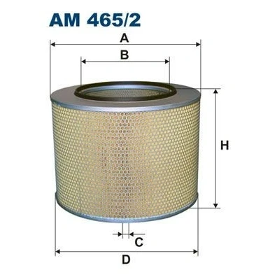 Afbeelding van FILTRON AM 465/2 Luchtfilter 318 420 Filter insert MERCEDES BENZ: ATEGO
