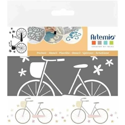 Afbeelding van Fiets sjabloon 10x15 cm Artemio