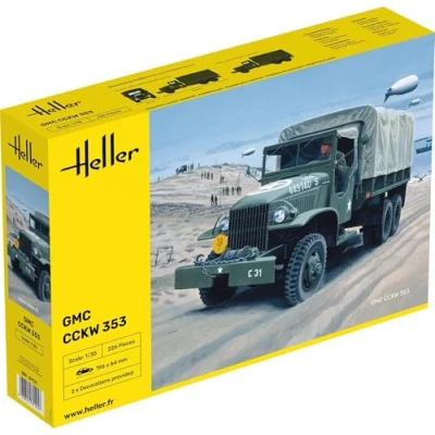 Afbeelding van 1:35 Heller 81121 GMC US Truck Plastic Modelbouwpakket