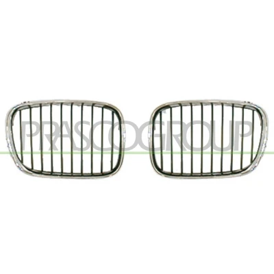Afbeelding van PRASCO BM0452004 Grille Auto Links voor Verchroomd Zwart Chroom BMW: 5 Saloon