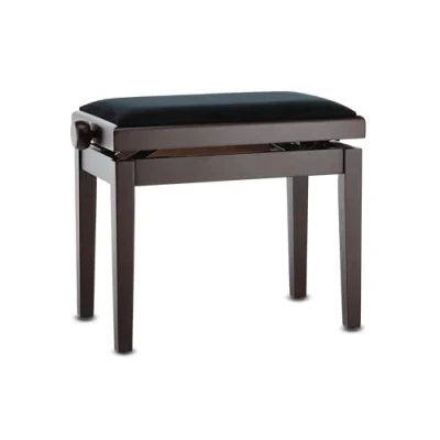 Image de GEWA Pianobank Deluxe Rosenholz Matt (réglage en hauteur facile par un mécanisme de ciseaux précis, bois massif qualité, durable et robuste, charge rupture élevée)