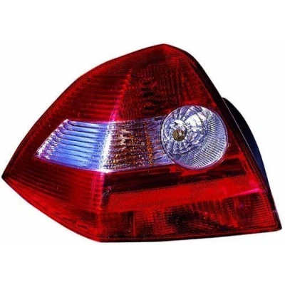 Afbeelding van ABAKUS 551 1956R UE Achterlicht rechts PY21W, P21/5W, P21W Rood Zonder lamphouder, gloeilamp RENAULT: MEGANE 2 Stufenheck