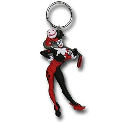 Afbeelding van DC Comics Zachte pvc sleutelhanger: Harley Quinn, Meerkleurig