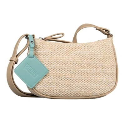 Afbeelding van TOM Tailor Denim Ivona Schoudertas, Dames, Maat: One Size, Mixed beige