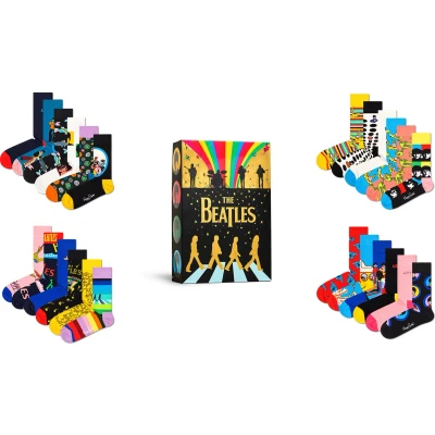 Afbeelding van Happy Socks XBEA41 0200 The Beatles Collector’s 24 Pack Gift Set maat 41 46