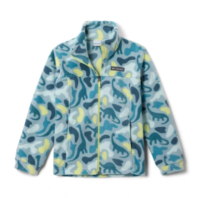 Afbeelding van Columbia Helvetia II Printed HALF SNAP Fleece trui voor kinderen, Maat: 164/172, Crushed blue/everblue
