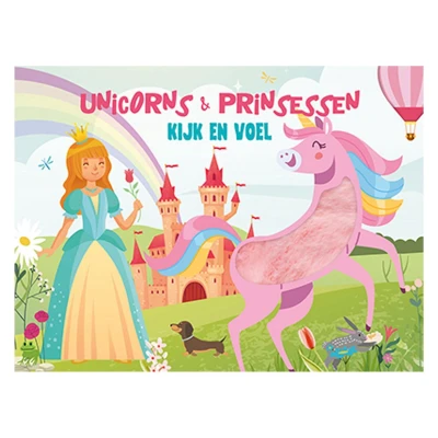 Afbeelding van Lantaarn publishers kijk en voelboek unicorns &amp; prinsessen