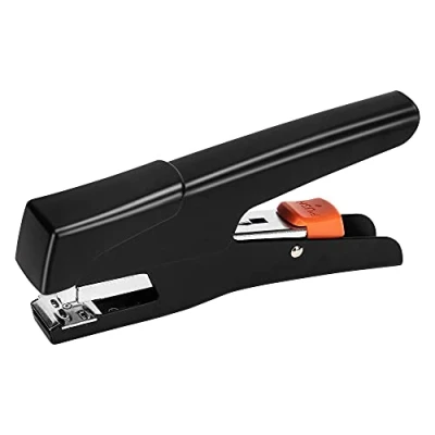 Afbeelding van Amazon Basics Handnietmachine, moeiteloos nieten, niettang, 25 vellen, zwart