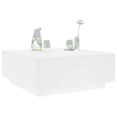 Afbeelding van vidaXL Salontafel 100x100x40 cm bewerkt hout wit