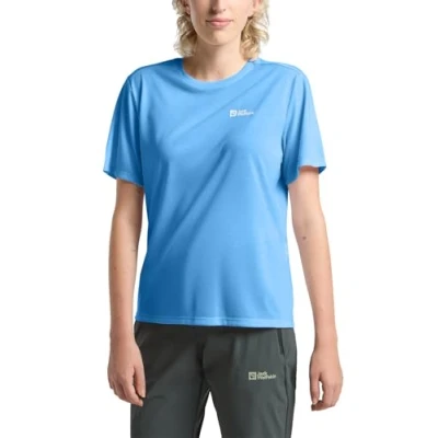 Afbeelding van Jack Wolfskin Sport Tshirt, Dames, Maat: XXL, Mid blue