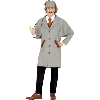 Afbeelding van Fiestas Guirca Heren kostuum Detective maat M (48 50)