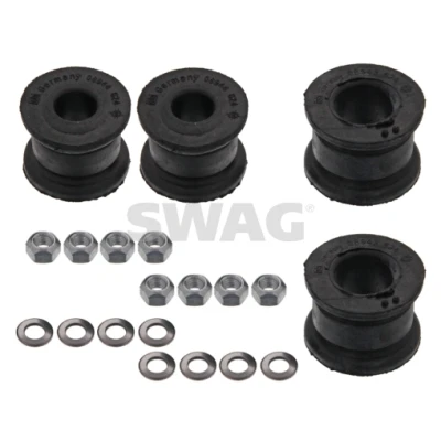 Afbeelding van SWAG 10 61 0001 Reparatieset, stabilisatorophanging Vooras links, rechts MERCEDES BENZ: W124 Saloon, Coupe, C Class Saloon