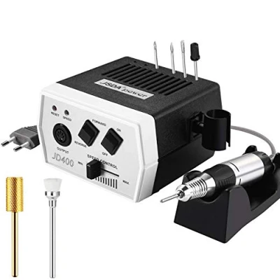 Afbeelding van JSDA professionele nagelschuurmachine 30000 RPM + wolfraam bit voor manicure pedicure, krachtig, stil en trillingsvrij, Made in Germany