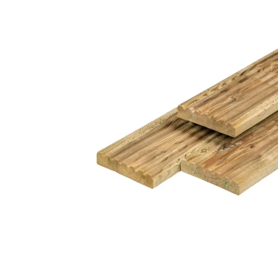 Afbeelding van Vlonderplank Midden europees Grenen 2,8x14x400 cm