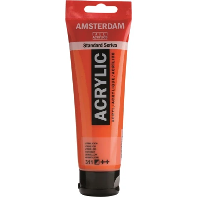 Afbeelding van Amsterdam Standard Series Acrylverf Tube 120 ml Vermiljoen 311