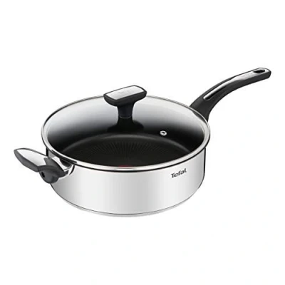 Afbeelding van TEFAL EMOTION HAPJESPAN MET GLAZEN DEKSEL 26 CM