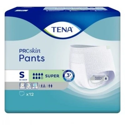 Afbeelding van TENA ProSkin Pants Super Incontinentiebroekje Small 12 stuks
