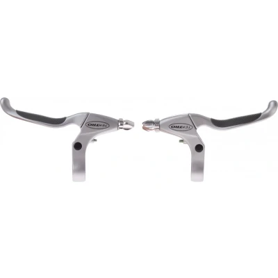 Afbeelding van Remhendelpaar Tektro CL530 RS V brake 4 vingers zwart/zilver
