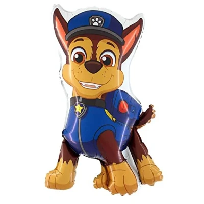 Afbeelding van Ballonheld Paw Patrol Chase folieballon ca. 80 cm heliumgeschikt voor lange tijd kinderballonnen