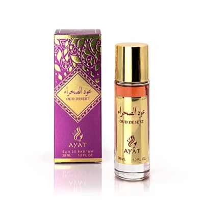Afbeelding van Ayat Perfumes Eau de Parfum MUSK EMIRATES 30 ml EDP Orientale Arabisch Origineel cadeau idee voor dames en heren Miniatuurgeuren, gemaakt ontworpen in Dubai (Oud Desert)