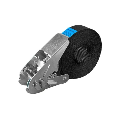 Afbeelding van Spanband, Lengte 6 Mtr, 25 Mm Breed. 500kg Zwart (1 Stuk)