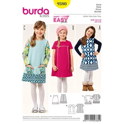 Afbeelding van Burda Naaipatroon 9380 Jurk in variaties